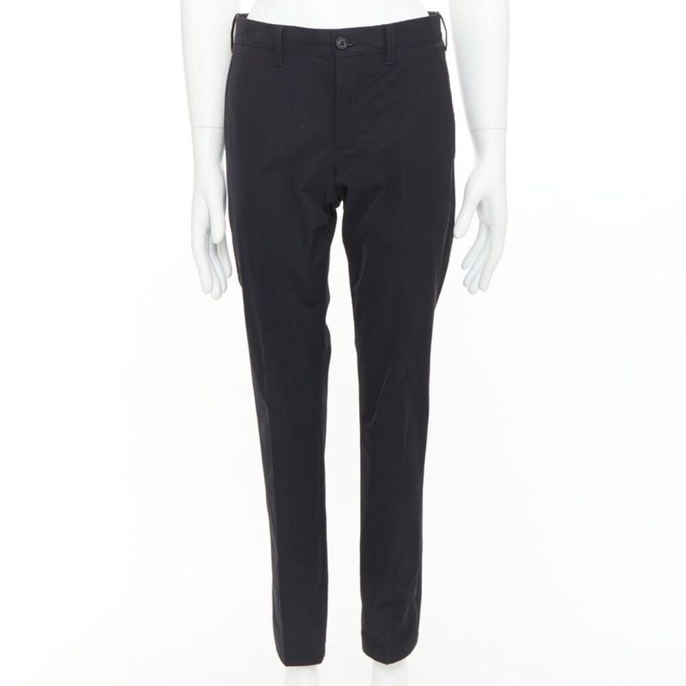 Prada Shiny Nylon Tapered Cropped Pants